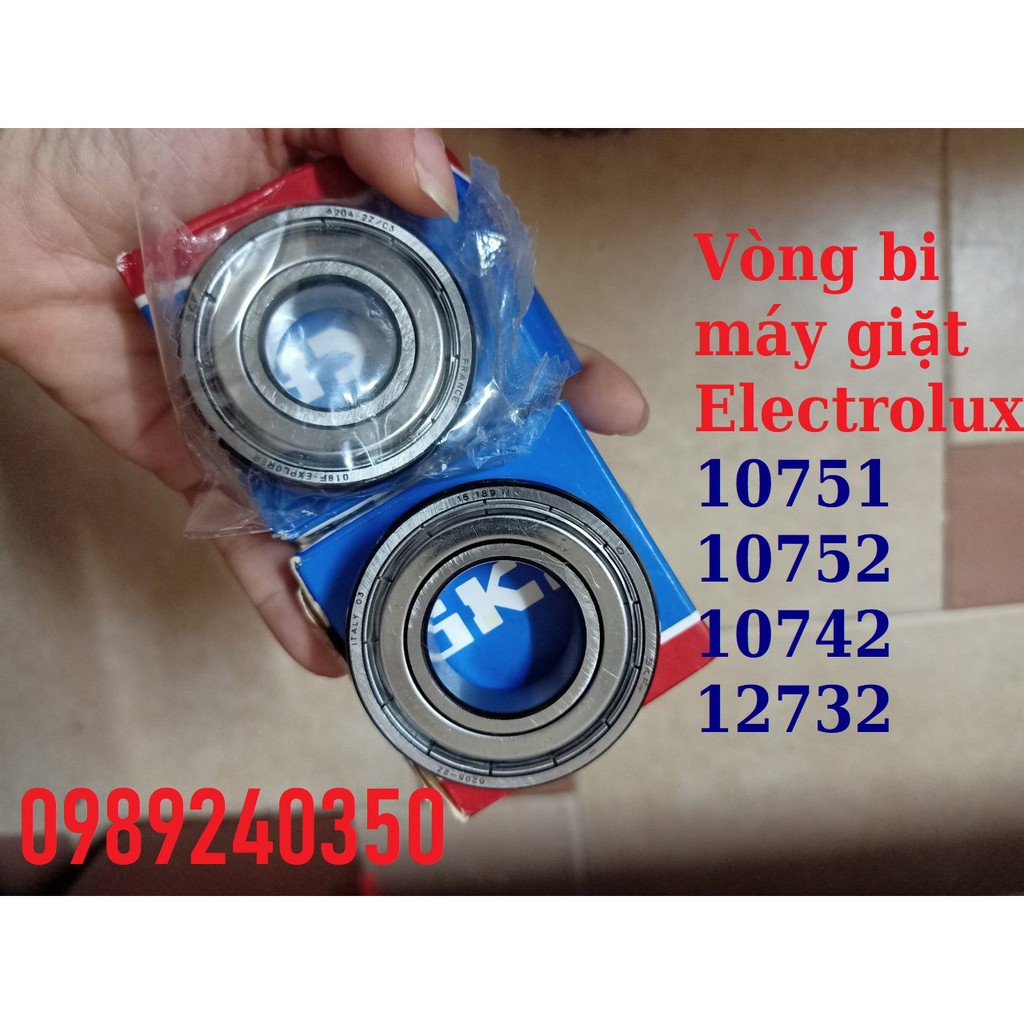 Bộ vòng bi phớt máy giặt Electrolux 10751, 10741, 10742, 12732