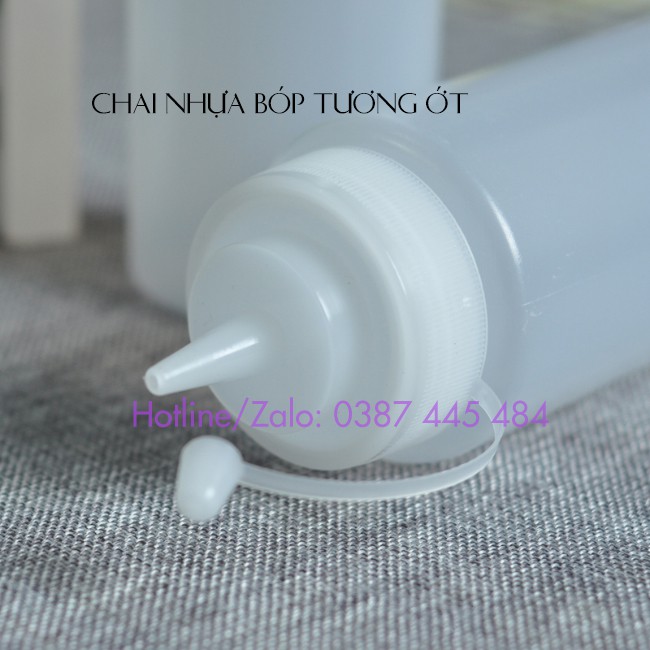 Bình bơm siro - Bình bóp tương ớt - Bình bóp sốt 400ml - 600ml - 1000ml