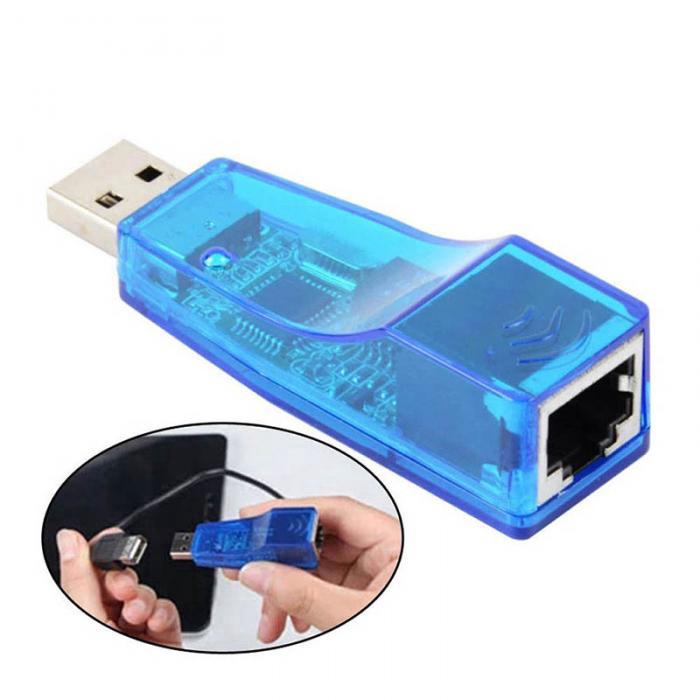Bộ chuyển đổi usb 2.0 10 / 100 mbps ethernet external lan adapter usb 2.0 sang rj45