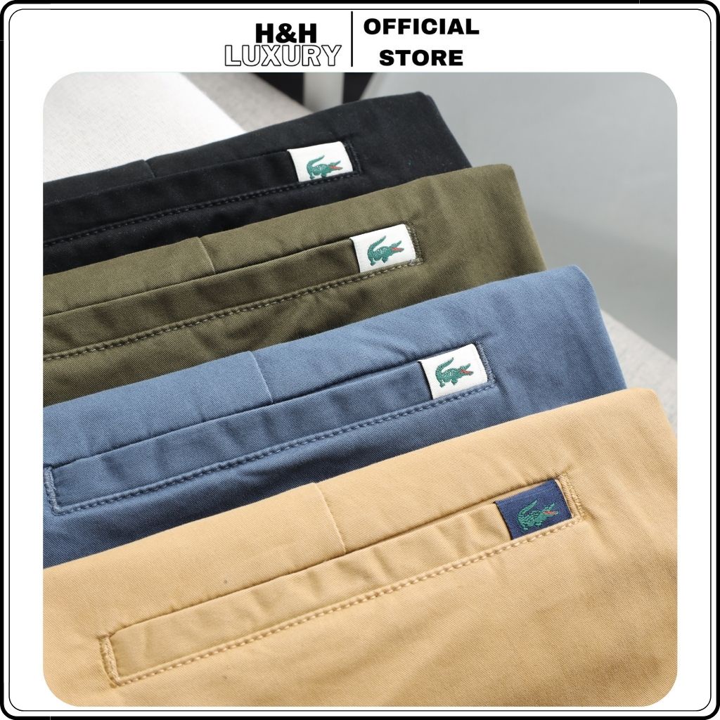 Quần kaki nam ống suông, quần kaki cao cấp chất liệu kaki siêu nhẹ xuất xịn - H&H LUXURY