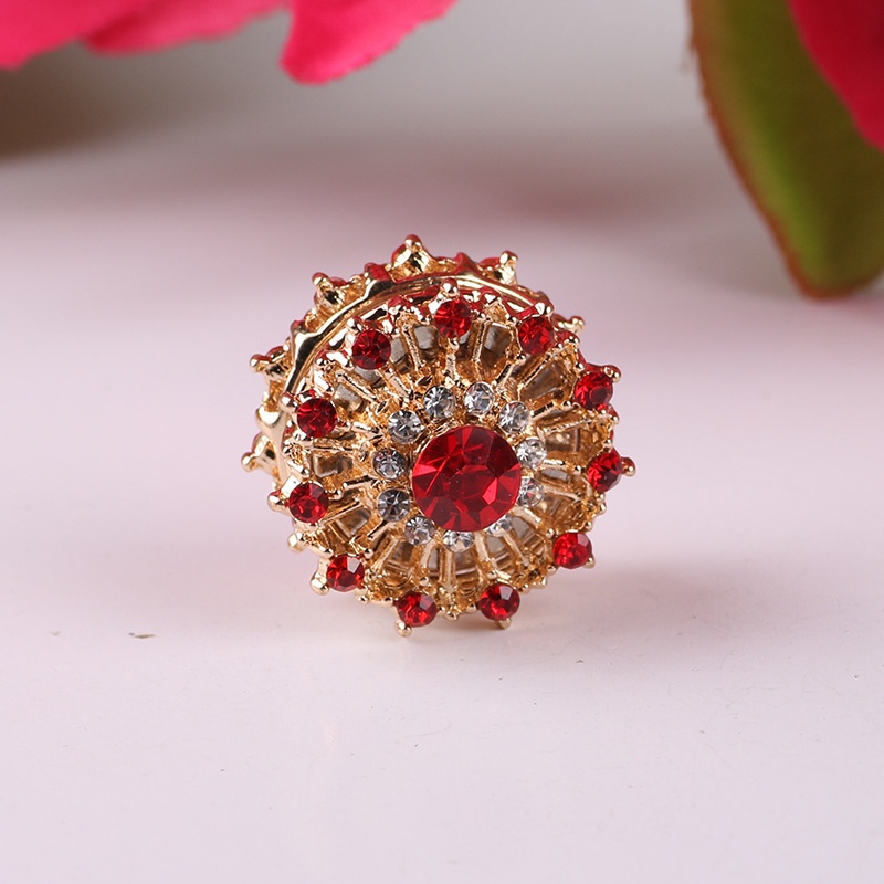 Ghim Cài Khăn Choàng Đính Đá Phong Cách Hồi Giáo Thời Trang