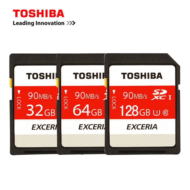 Thẻ nhớ 64GB SDHC Toshiba Exceria N302 90MB/s UHS-I U3 Class 10 4K - Chính hãng