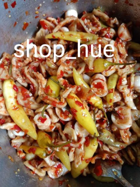 Mắm dưa cà Huế  như hình