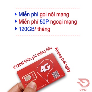 Sim Viettel - Sim 4G - Sim V120N
