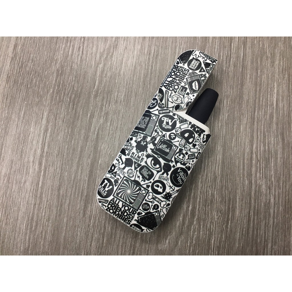 Miếng Dán Trang Trí Hình Stiker Iqos Motif Bw Độc Đáo