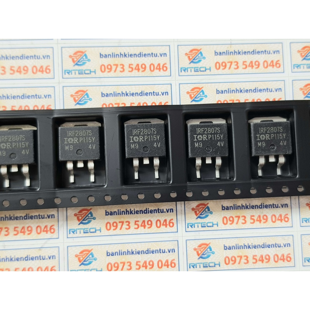 IRF2807S, F2807S MOSFET KÊNH N 75V/82A/230W TO-263