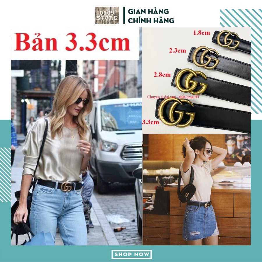 Thắt lưng nữ, dây lưng nữ siêu rẻ. Thiết kế dây da kèm mặt dây lưng, chất liệu đồng