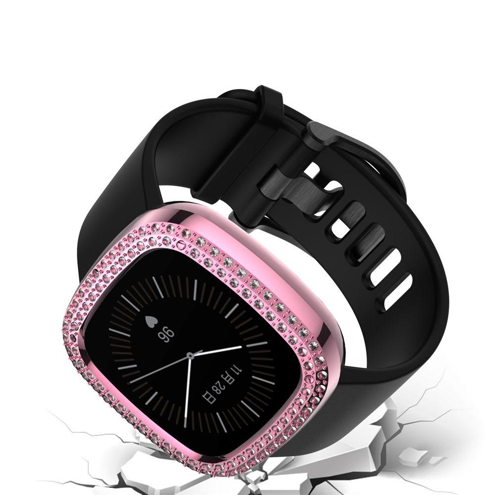 Khung Bảo Vệ Hai Hàng Nút Bấm Thay Thế Cho Đồng Hồ Thông Minh Fitbit Sense / Versa 3