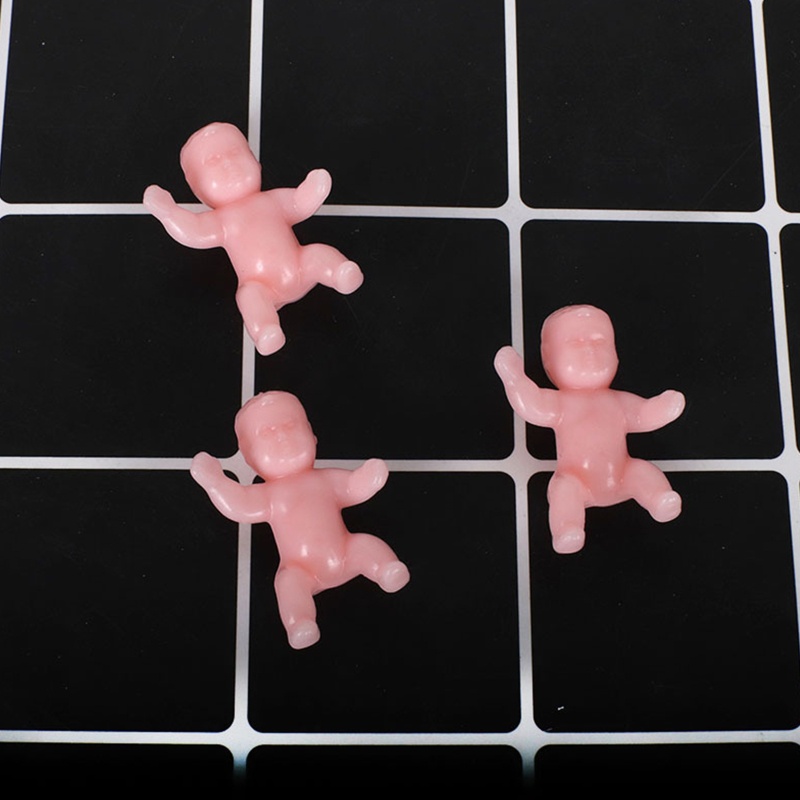 Mô Hình Em Bé Bằng Nhựa Trang Trí Nhà Búp Bê