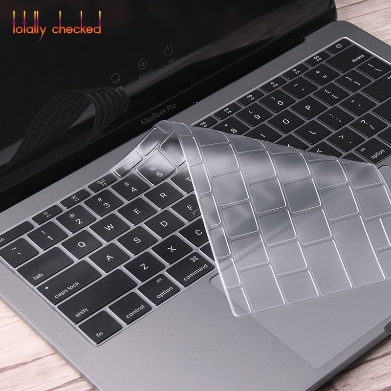 Silicone Vỏ Bảo Vệ Bàn Phím Bằng Silicon Trong Suốt Cho Macbook Pro 13 A1708 2016 2017 Không Cảm Ứng 4h8yf