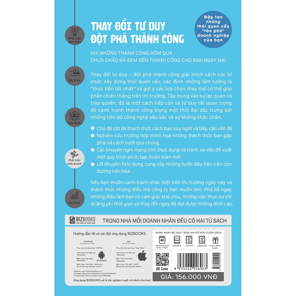 Sách Thay đổi tư duy - đột phá thành công - BIZBOOKS