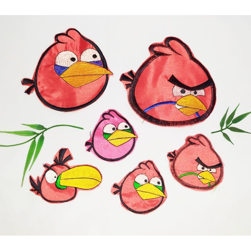 Sticker Ủi Thêu Hình Angry Bird