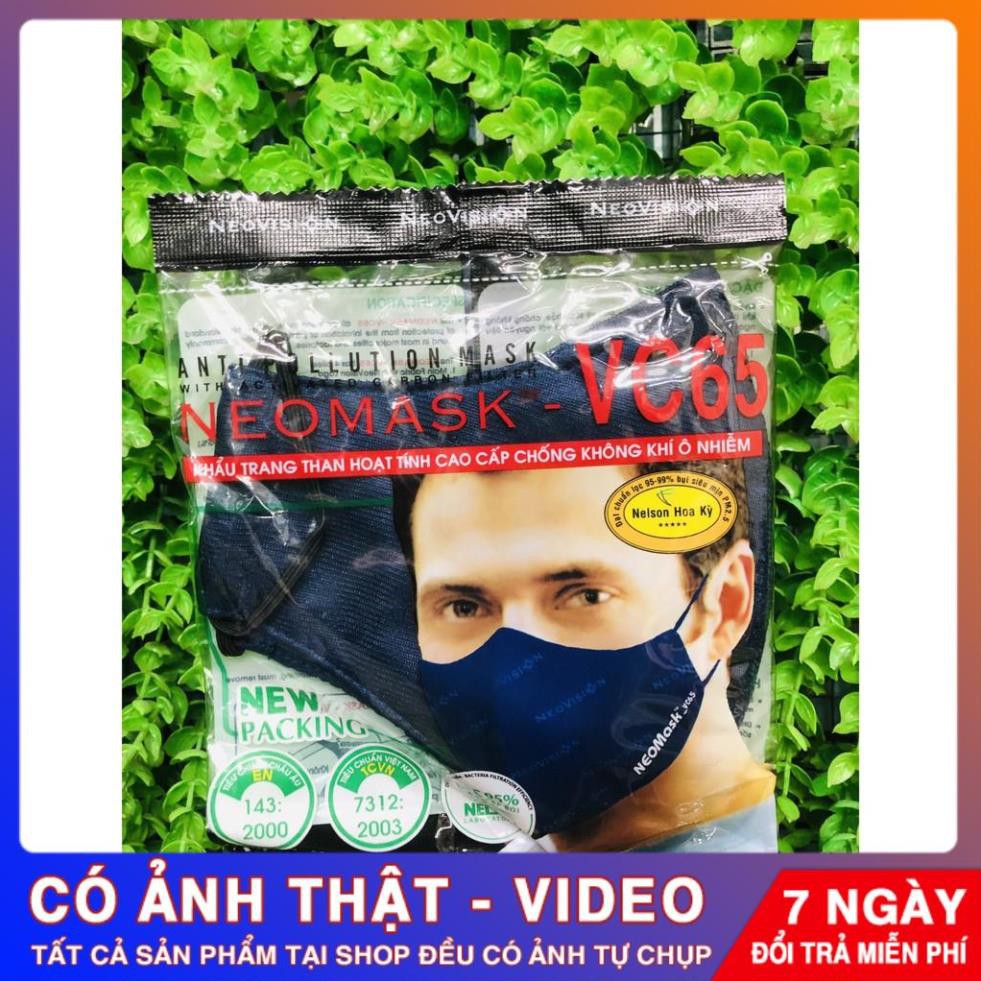_ Khẩu Trang NeoMask VC65 Than Hoạt Tính Cao Cấp Chống Không Khí Ô Nhiễm