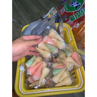 kem ốc quế kẹo dẻo ~35gr 9 cái