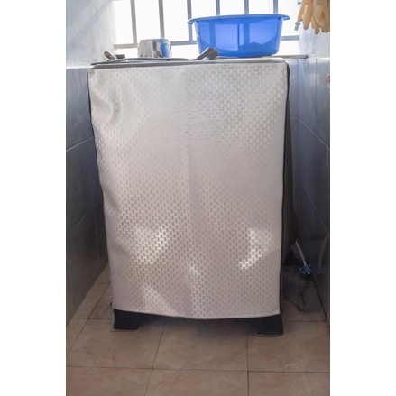 Áo Trùm, Vỏ Bọc Máy Giặt Lồng Ngang Chống Nước (100% da cao cấp)