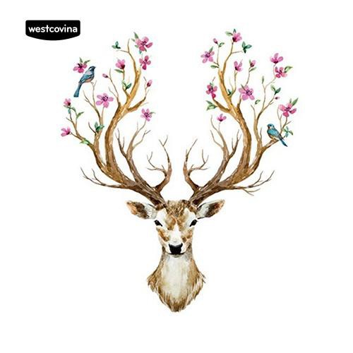 Sticker dán tường hình hươu