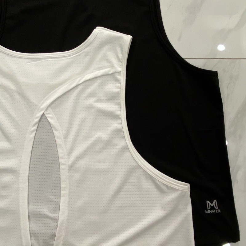 Áo tanktop form rộng kết hợp áo bra vải lỗ liti mịn k xù Minatex | BigBuy360 - bigbuy360.vn