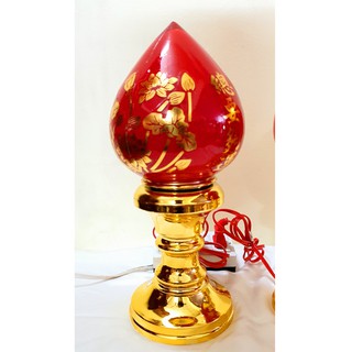 Đèn thờ trái đào cao 16, 18, 25, 30 cm ( 1 Cặp )
