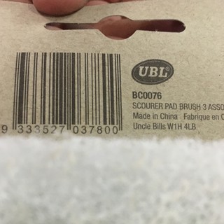 Miếng rửa chén có tay cầm Uncle Bills BC0076