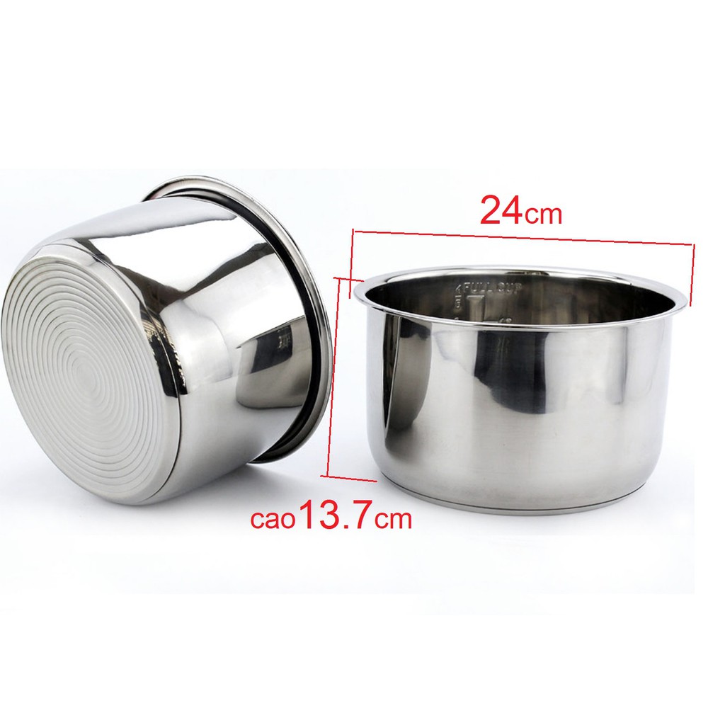 Lòng nồi áp suất điện chống dính – Ruột Inox nồi áp suất điện 4L 5L 6L