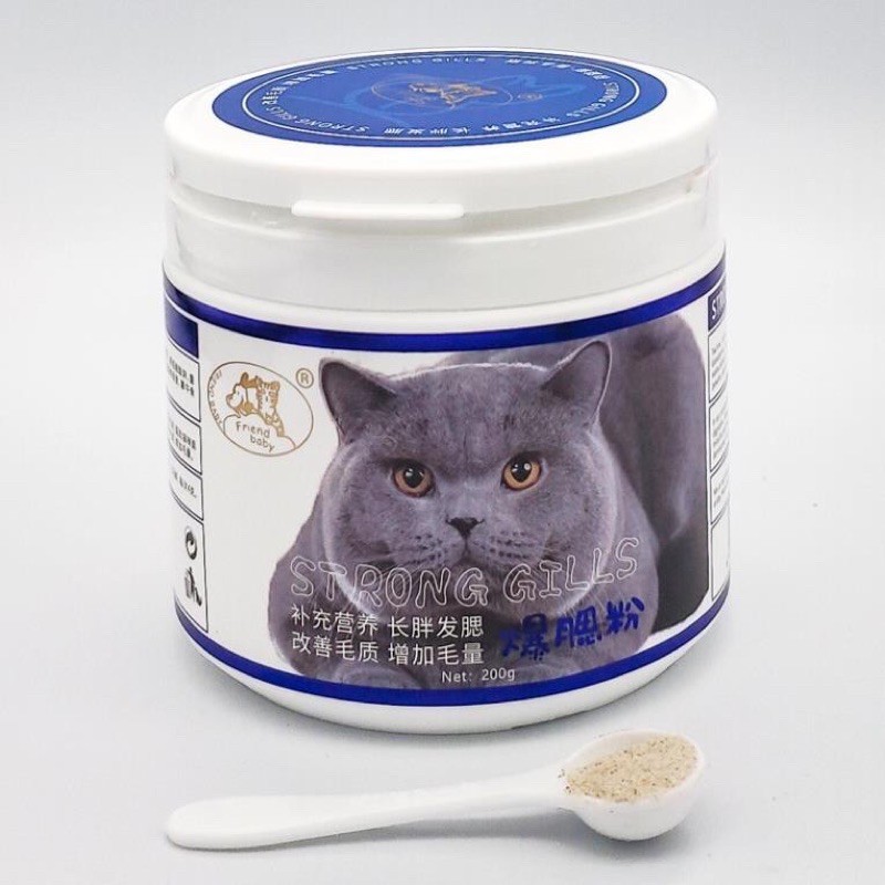 Lọ tăng nọng má mèo - bột 200gr