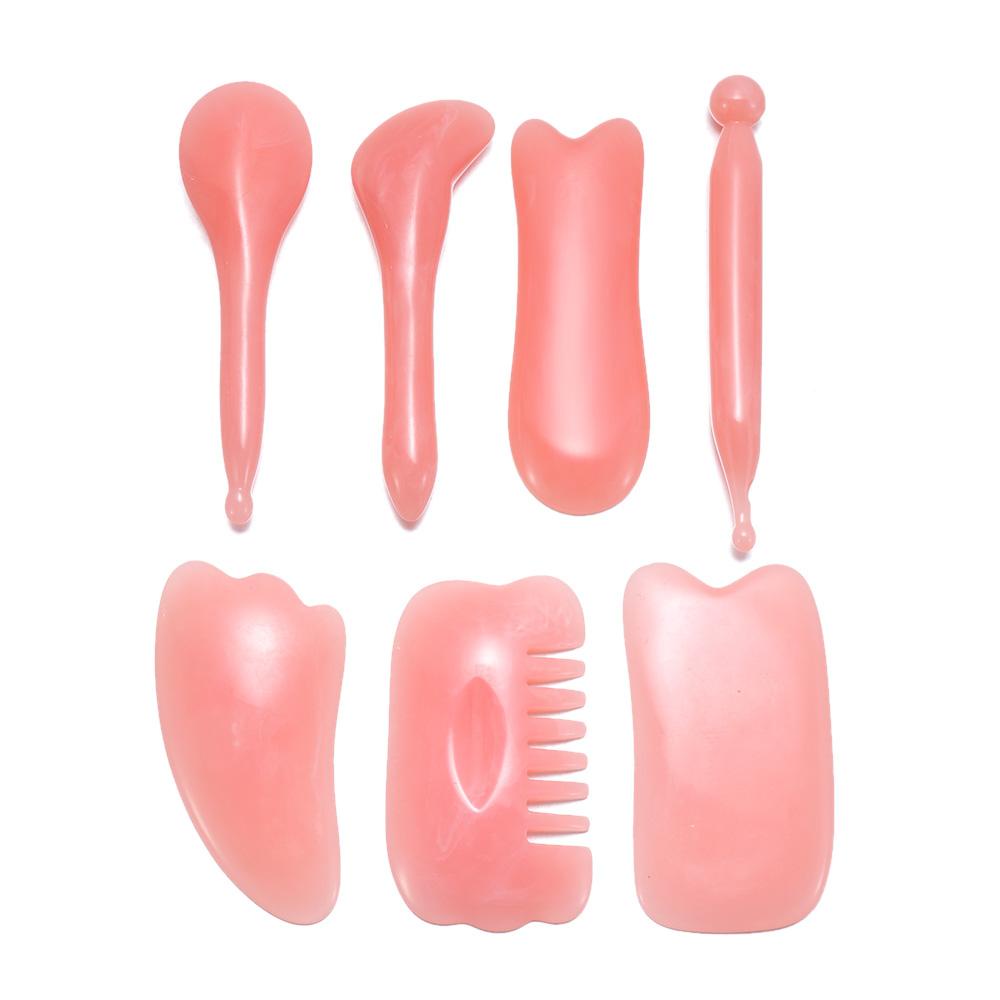 Set 7 Dụng Cụ Mát Xa Cơ Thể Bằng Nhựa Resin Tự Nhiên