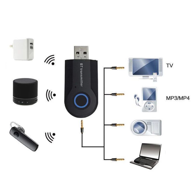 Thiết Bị Truyền Nhận Tín Hiệu Bluetooth Không Dây IOR Jack 3 5mm Cho Tai Nghe Trên Ô Tô