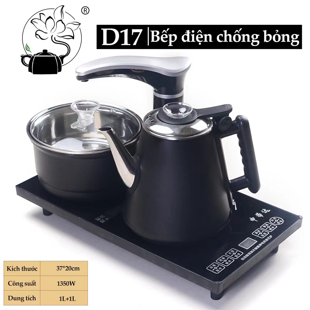 ẤM ĐUN NƯỚC SIÊU TỐC BÀN TRÀ ( bếp cách nhiệt - chống bỏng)