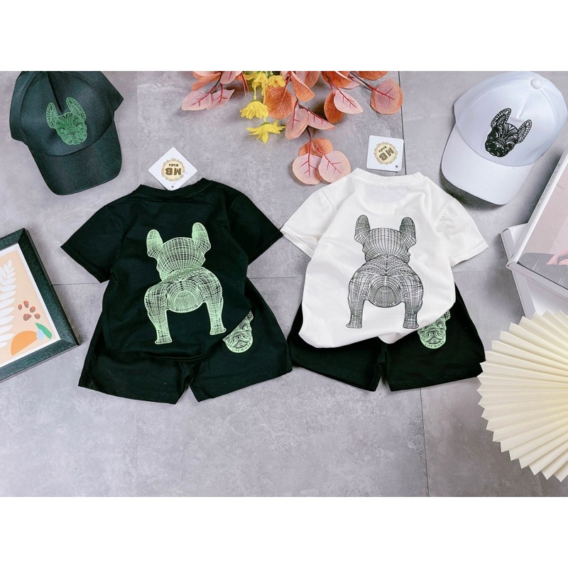 bộ hình chó 3 chi tiết cho bé