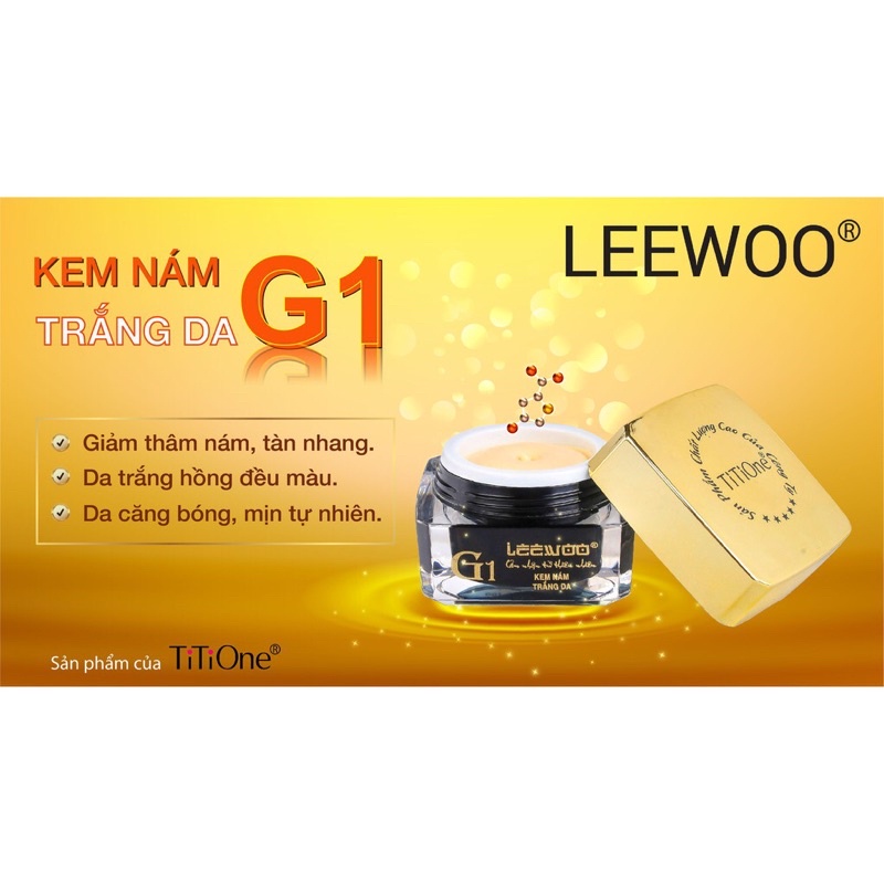Kem dưỡng da LEEWOO 10g G1 G2 G3 G4 G5 G6 Mỹ phẩm Titione