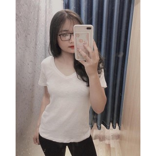 ÁO PHÔNG COTTON XƯỚC CỔ TIM (KÈM HÌNH THẬT)