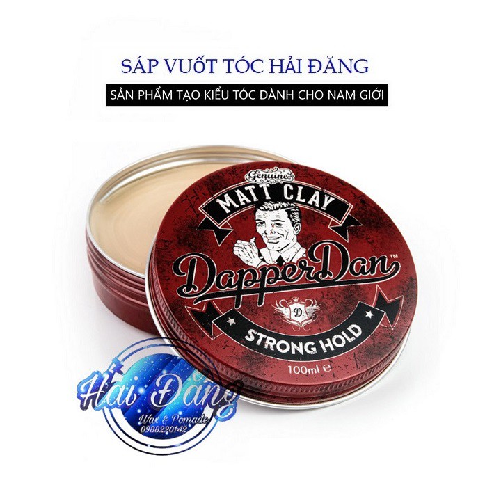 [ CHÍNH HÃNG UK ] Sáp vuốt tóc Dapper Dan Matt Clay - 100ml