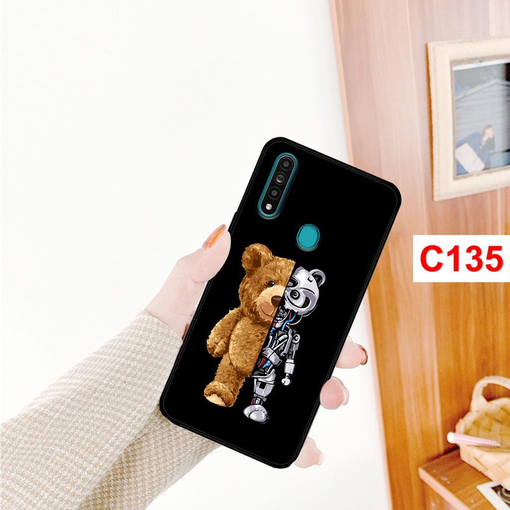 Ốp lưng Oppo A31 in hình gấu bear cute đáng yêu. Ốp oppo a31 rẻ bền đẹp.