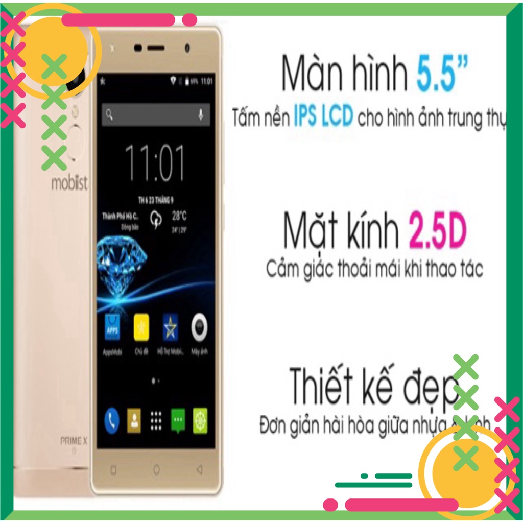 CỰC HẤP DẪN Điện Thoại Mobiistar Prime X1 ( 3GB/16GB ). Hàng cũ đẹp 90%. CỰC HẤP DẪN