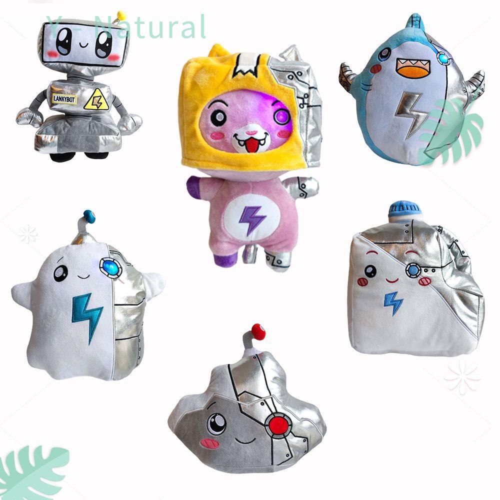 YNATURAL Cute Plush Toy Removable Stuffed Dolls Lankybox Children's Gift Stuffed Plush Cartoon Soft Stuffed Toys