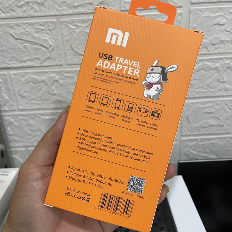 Củ Sạc Nhanh 10w 2a Xiaomi Note 5 3 4x 4a 5pro Redmi 5 6 6a Redmi S2