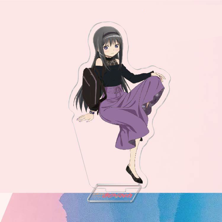 Standee IN HÌNH Puella Magi Madoka Magica Cô gái phép thuật Madoka tượng acrylic anime mica chibi trưng bày