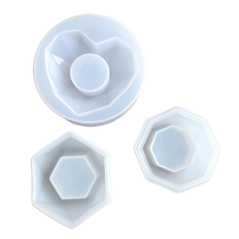Khuôn Silicone Làm Chậu Hoa / Nến Bằng Nhựa Epoxy Diy