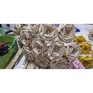 Hoa lá dừa khô không màu