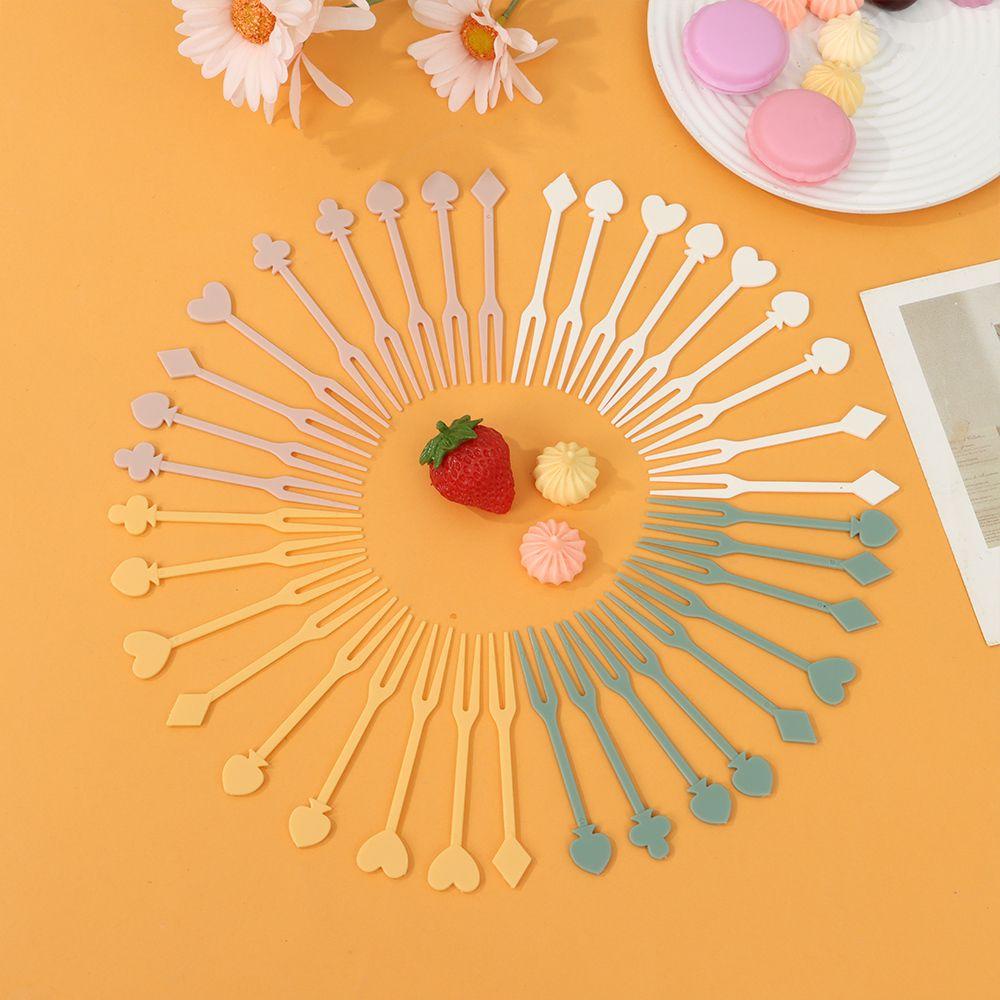 Nĩa Ăn Trái Cây / Tráng Miệng Mini DIY 1 Tiện Lợi