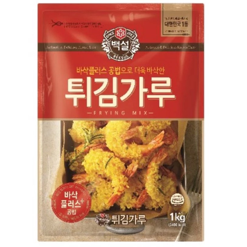 [백설]Bột Chiên Tôm Beksul 튀김가루-NHẬP KHẨU HÀN QUỐC