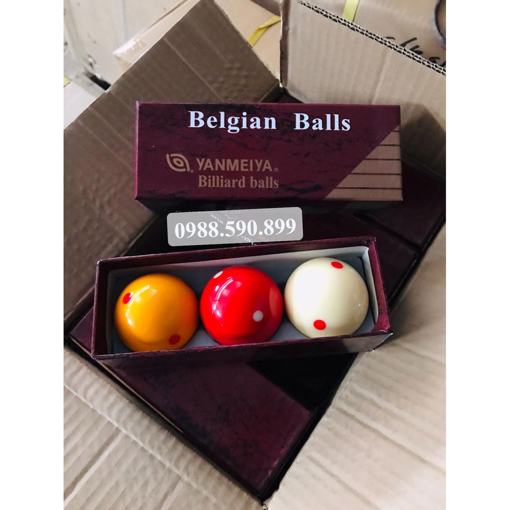 Bộ Bóng Bida Belgian Balls Kích Thước 61,5mm