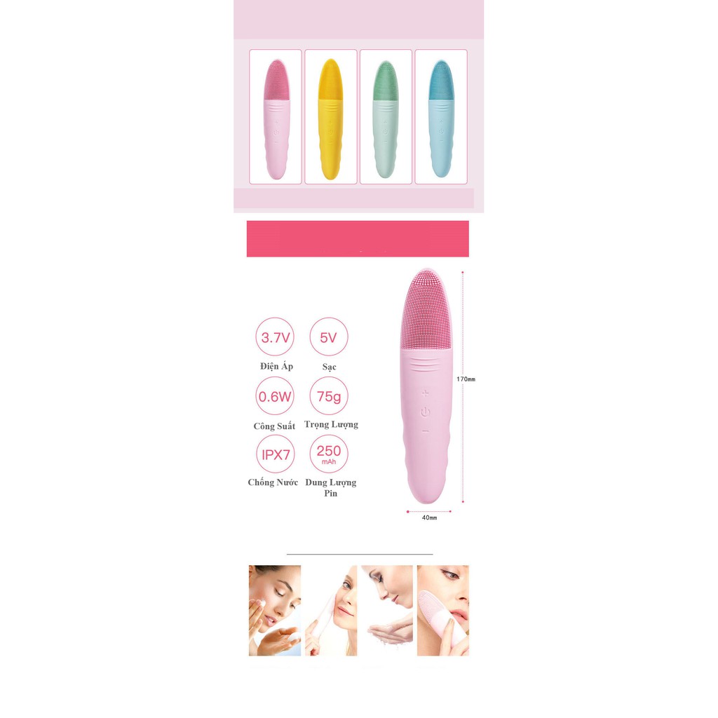 Bút Mát Xa Mặt Đa Năng Nhiều Chế Độ