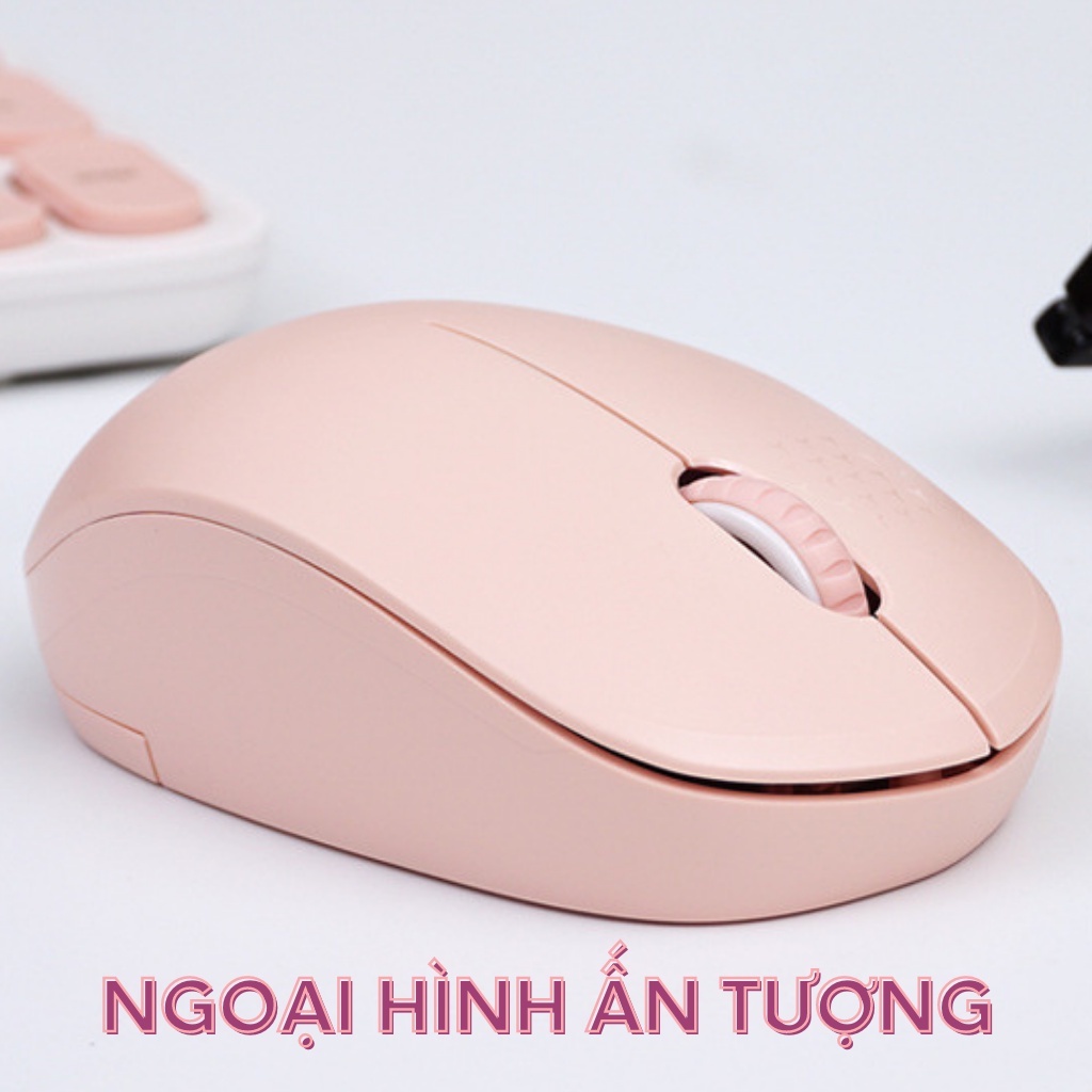 Chuột Mouse không dây FD-i210 Green/Pink Chính hãng (Có pin, 1xAA)