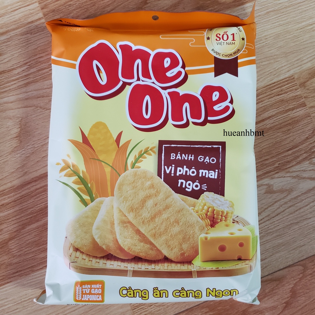 Bánh gạo OneOne Vị Phô Mai Ngô - Phô Mai Sữa Gói 118g