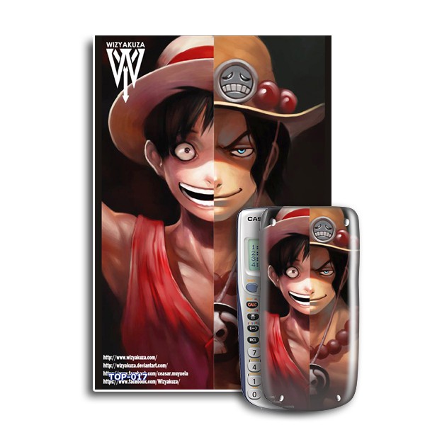 Decal trang trí máy tính One Piece 017