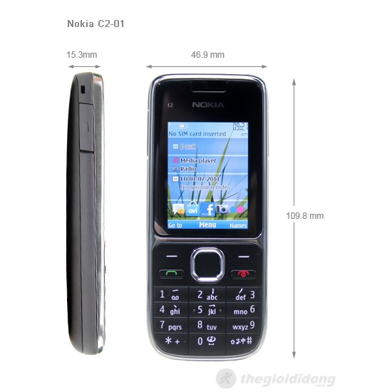 Điện Thoại Nokia C2-01 Siêu Bền Bảo Hành 12 Tháng | BigBuy360 - bigbuy360.vn