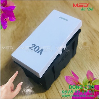 HẠT CÔNG TẮC 20A 2 CỰC BÌNH NÓNG LẠNH - SIZE 1/3 - DÒNG C3 - MÀU TRẮNG HOẶC MÀU ĐEN