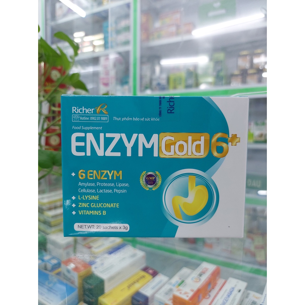 Enzym Gold 6+ - men tiêu hóa giúp trẻ ăn ngon, kích thích hệ tiêu hóa tăng hấp thu dưỡng chất