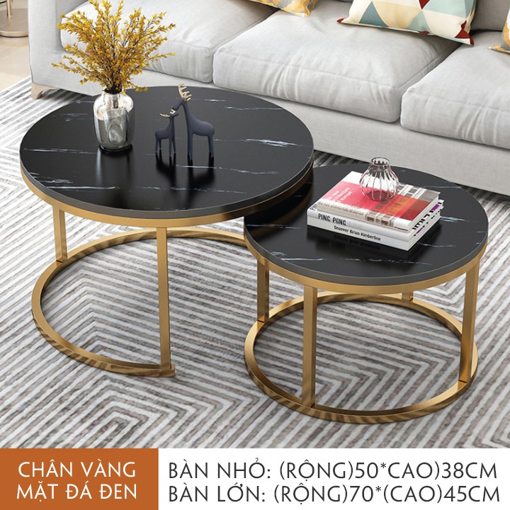 Bàn Trà Đôi Sofa, Bàn Trà Tròn Đẹp - Bền - Thông Minh, Bàn Trà Phòng Khách Mặt Gỗ Giá Tốt